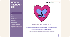Desktop Screenshot of hopeintheheart.org